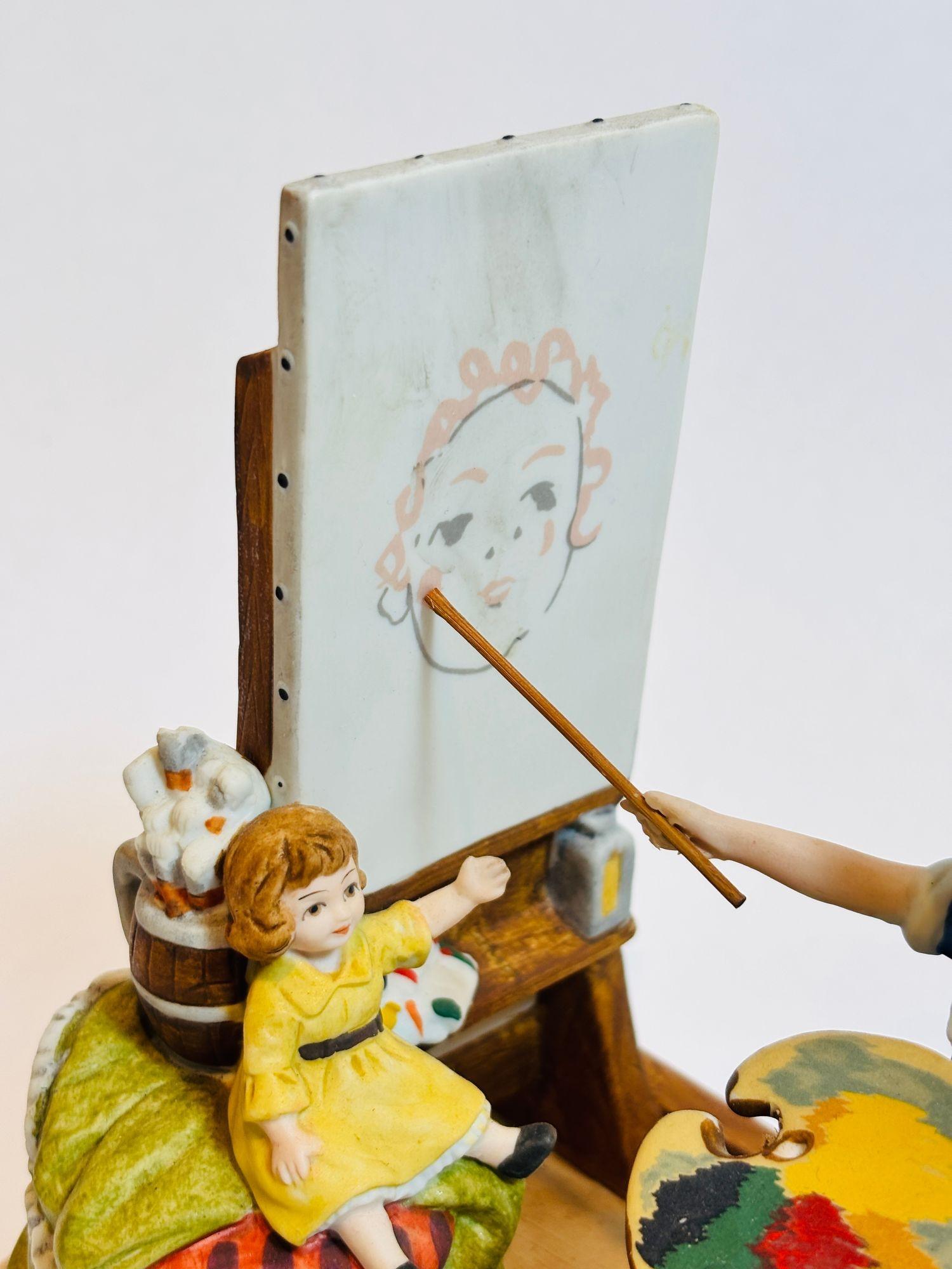 Norman Rockwell, La hija del artista, Escultura de porcelana, 1ª edición, 1980 en venta 2