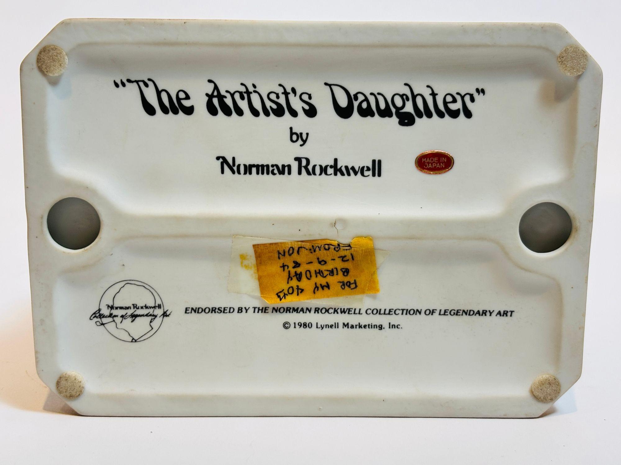 Norman Rockwell, La hija del artista, Escultura de porcelana, 1ª edición, 1980 en venta 5