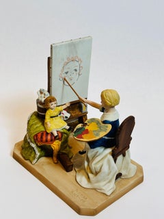 Norman Rockwell, The Artist’s Daughter, Porcelain Sculpture, 1st Edition, 1980