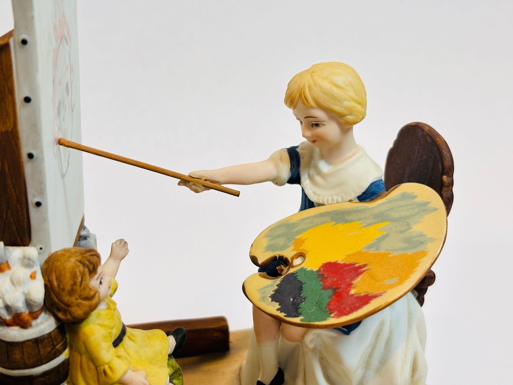 Norman Rockwell, La hija del artista, Escultura de porcelana, 1ª edición, 1980 Porcelana en venta