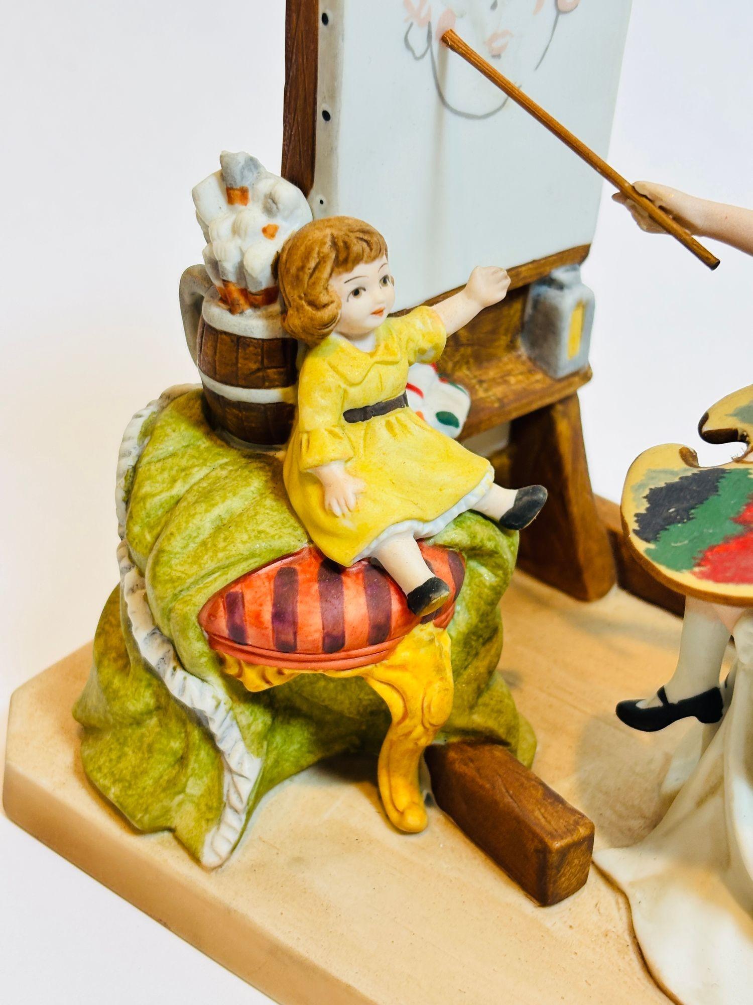 Norman Rockwell, La hija del artista, Escultura de porcelana, 1ª edición, 1980 en venta 1