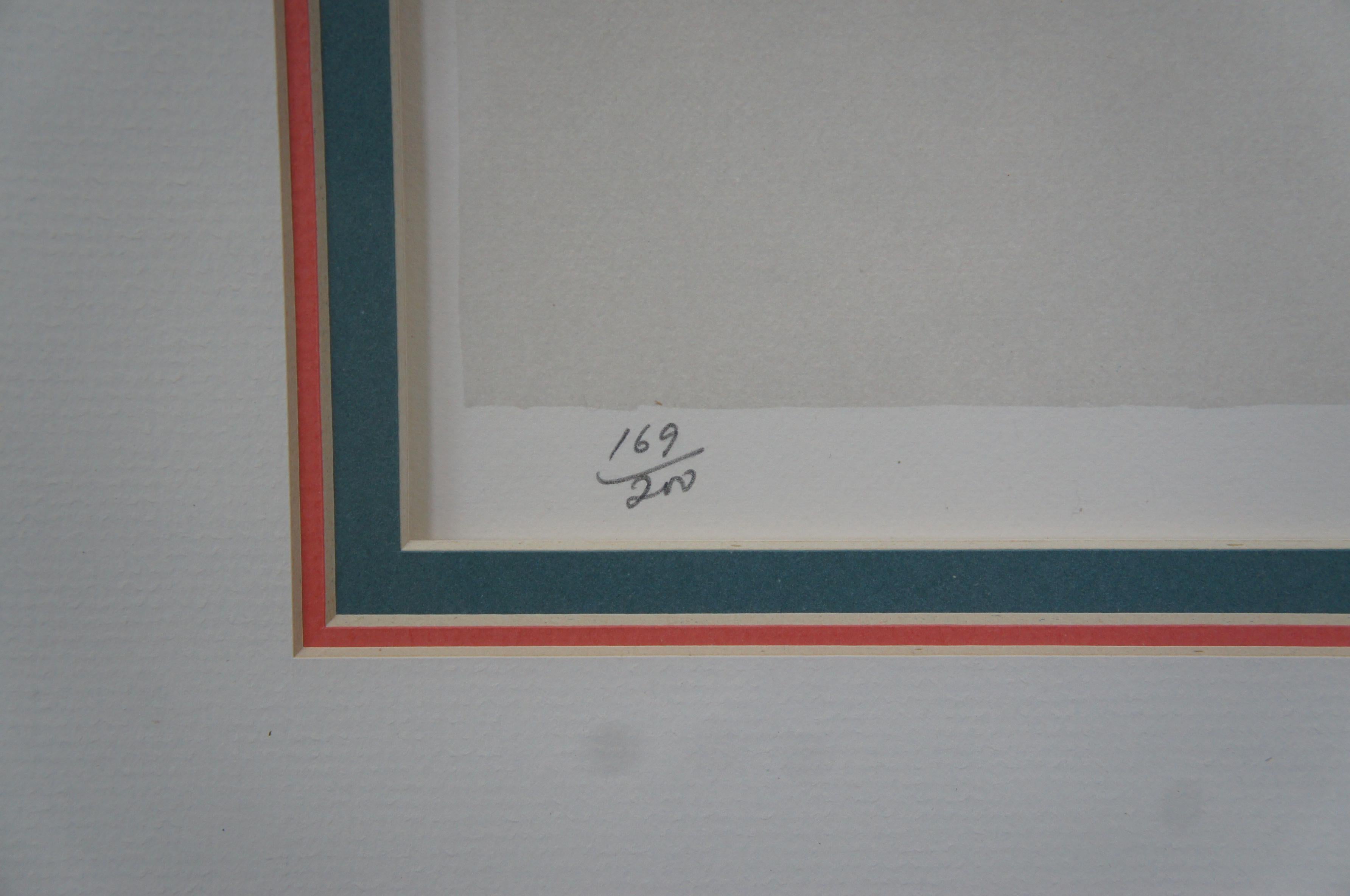 Norman Rockwell „Der junge Künstler“ Handsignierte Original gerahmte Lithographie 38“ (Papier) im Angebot