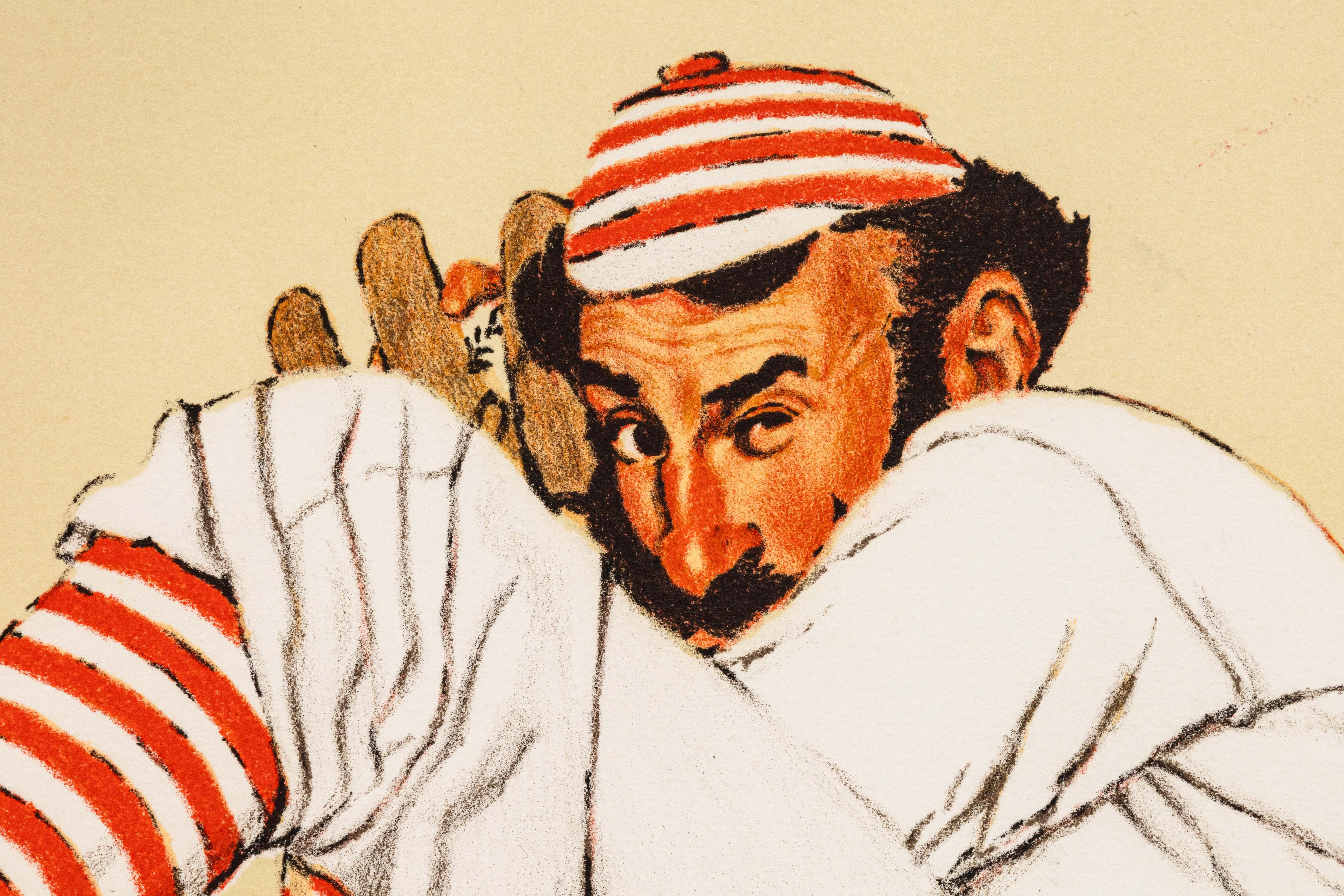 Norman Rockwell Wind Up Signierte Lithographie in Farben auf Papier A/P 1978 (Amerikanische Klassik) im Angebot