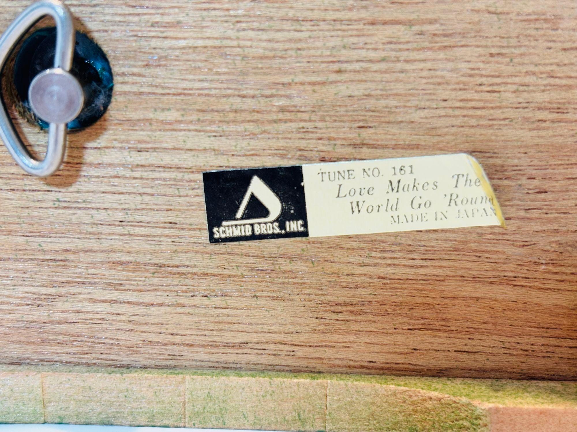 Norman Rockwell Caja de Música Amor Joven Caminando a la Escuela 2