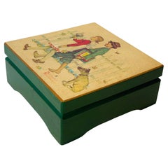 Norman Rockwell Young Love Walking to School Music Box