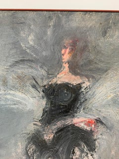 Norman Rubington Oil Painting Titled "Follies", Dated 1959