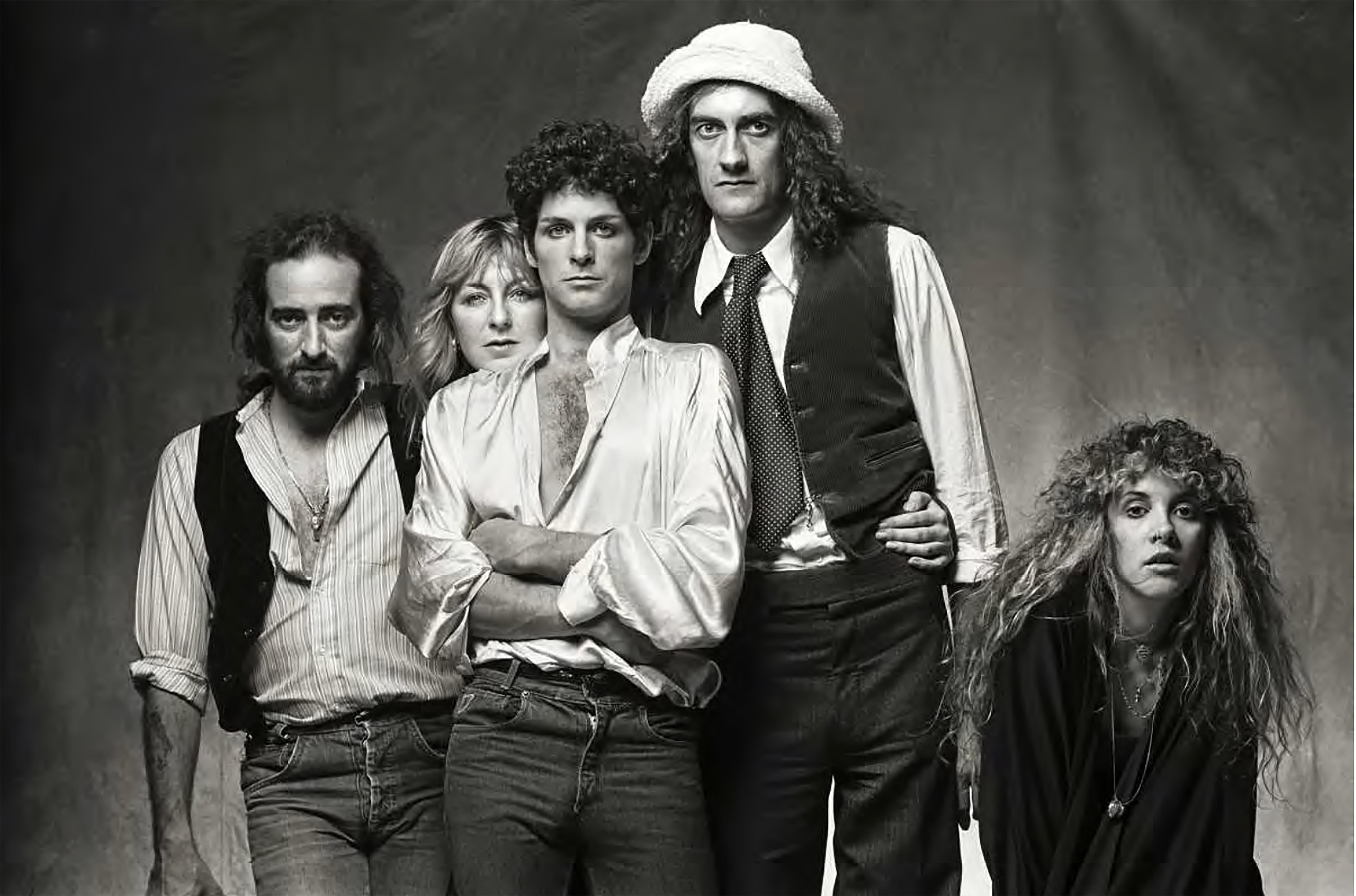 Norman Seeff Black and White Photograph - Fleetwood Mac, Los Angeles 1978 “Tusk I”