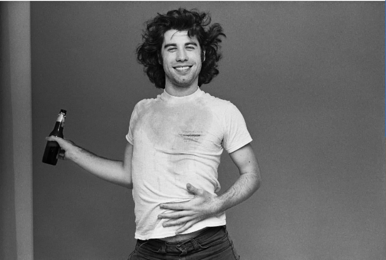 Norman Seeff Black and White Photograph - John Travolta, Los Angeles, 1976 "Saturday Night Fever II"
