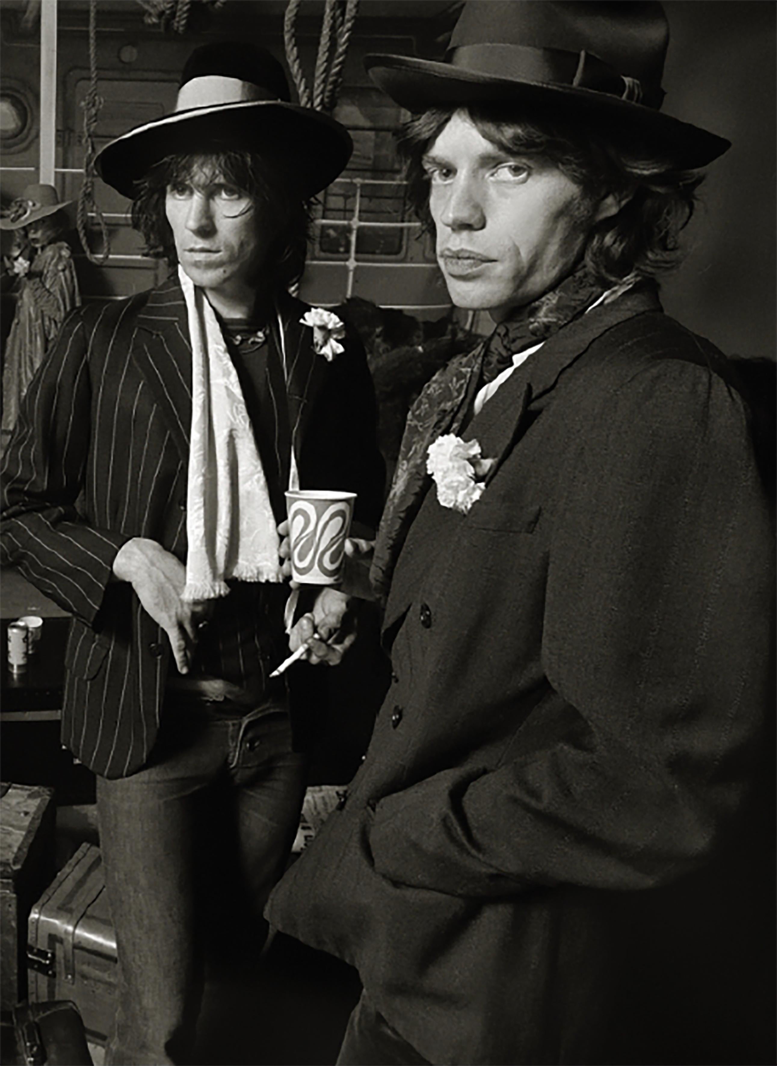 Norman Seeff Color Photograph - Keith Richards and Mick Jagger, Exile On Mainstreet, 1971