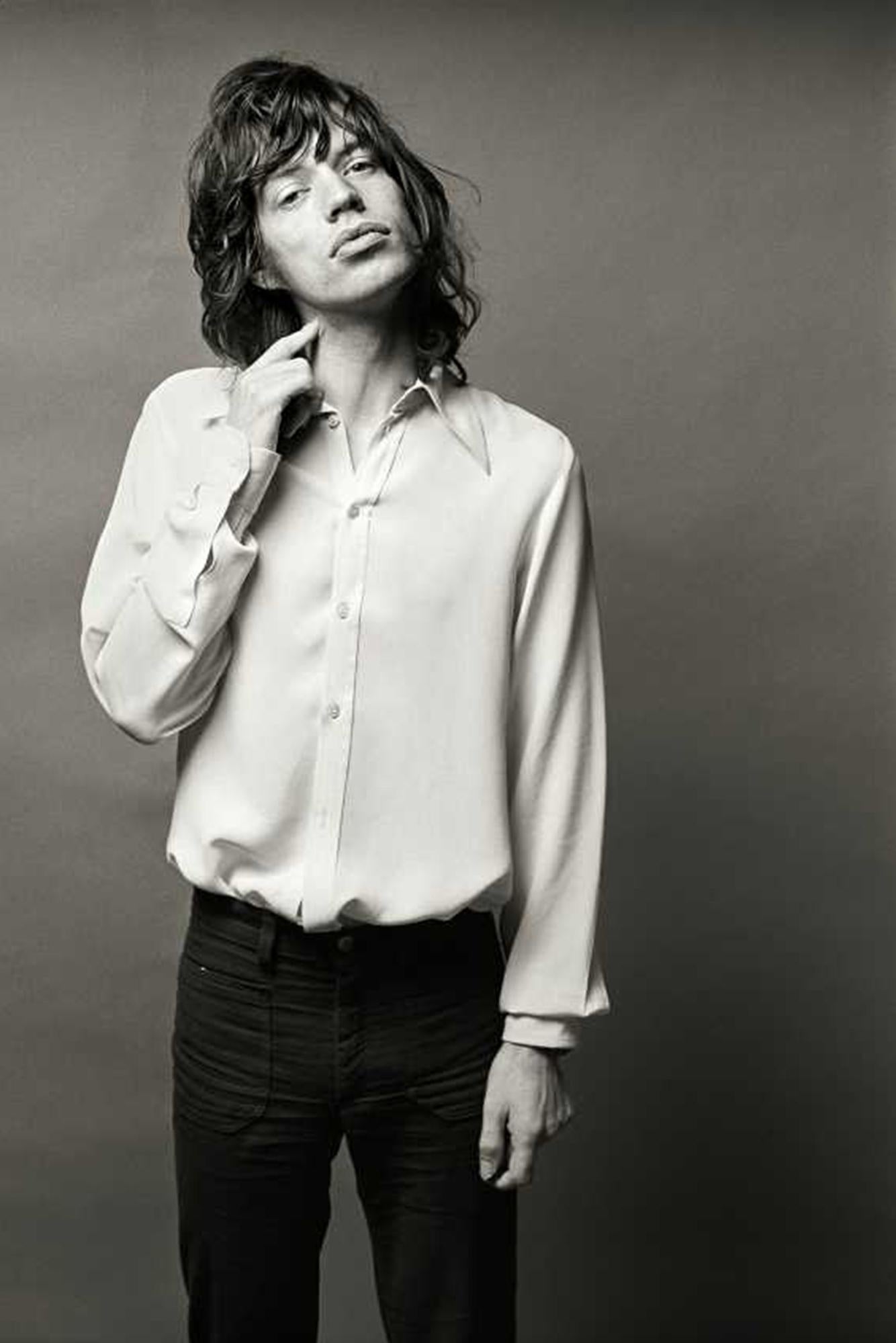 Norman Seeff Black and White Photograph – Mick Jagger, Los Angeles 1972 Exil?