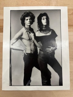 Original vintage Norman Seeff print - Robert Mapplethorpe and Patti Smith 1969