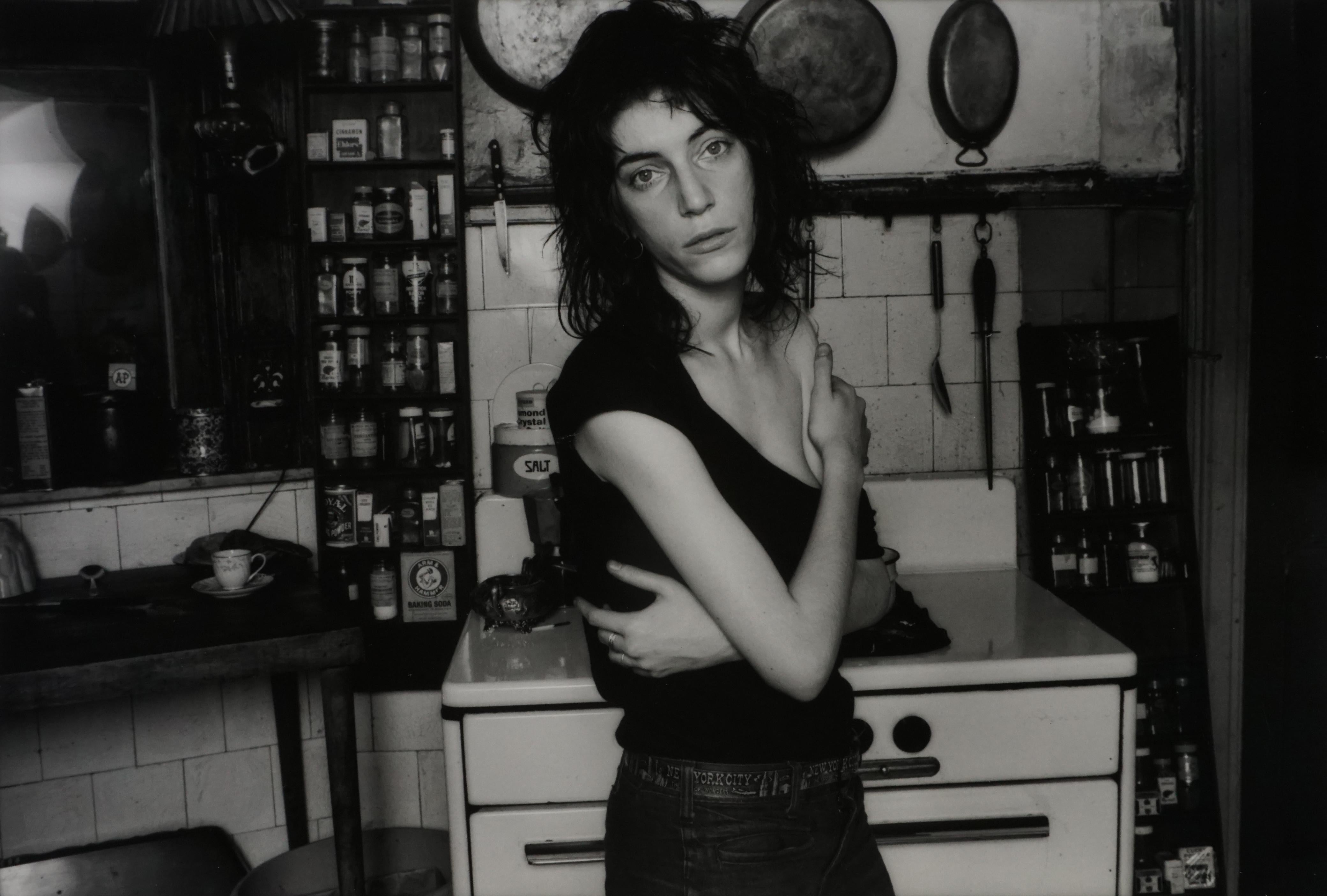 Norman Seeff Black and White Photograph - Patti Smith, New York, 1969/Printed 1997