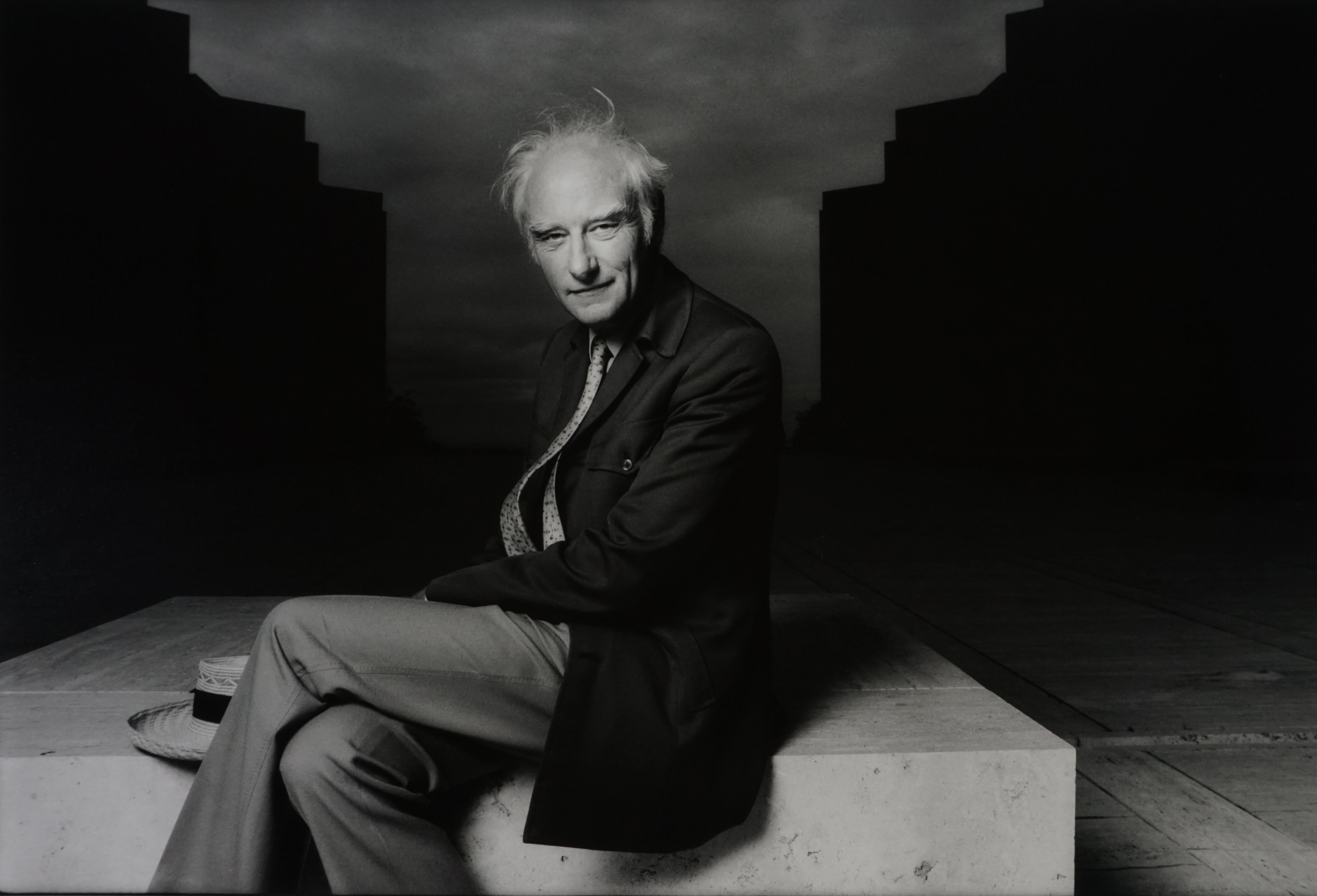 Norman Seeff Black and White Photograph - Sir Francis Crick, La Jolla, 1982