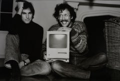 Steve Jobs and Bill Atkinson, Woodside CA, 1984