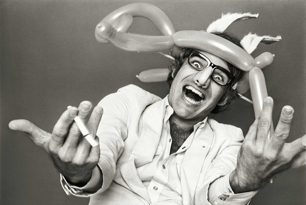Norman Seeff Black and White Photograph - Steve Martin, Los Angeles 1974 “Let’s Get Small”