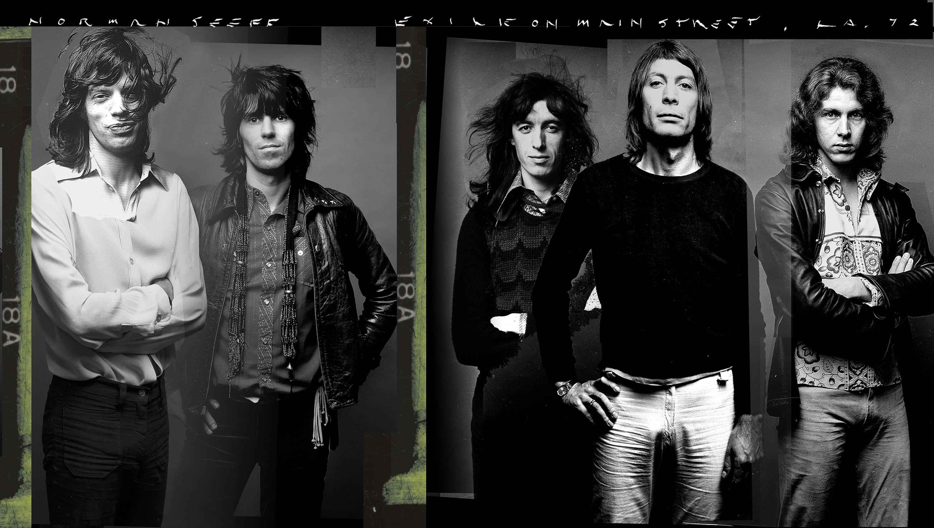 Norman Seeff Black and White Photograph - Stones In Exile