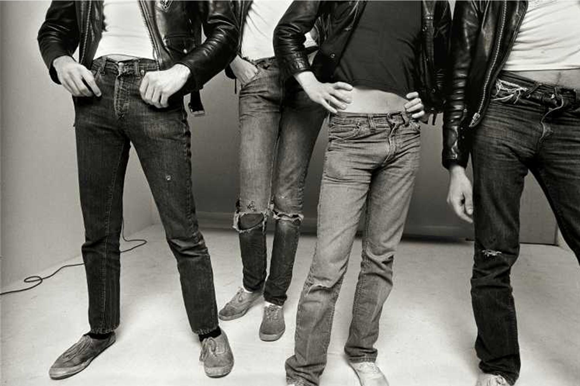 Norman Seeff Black and White Photograph - The Ramones Jeans and Keds