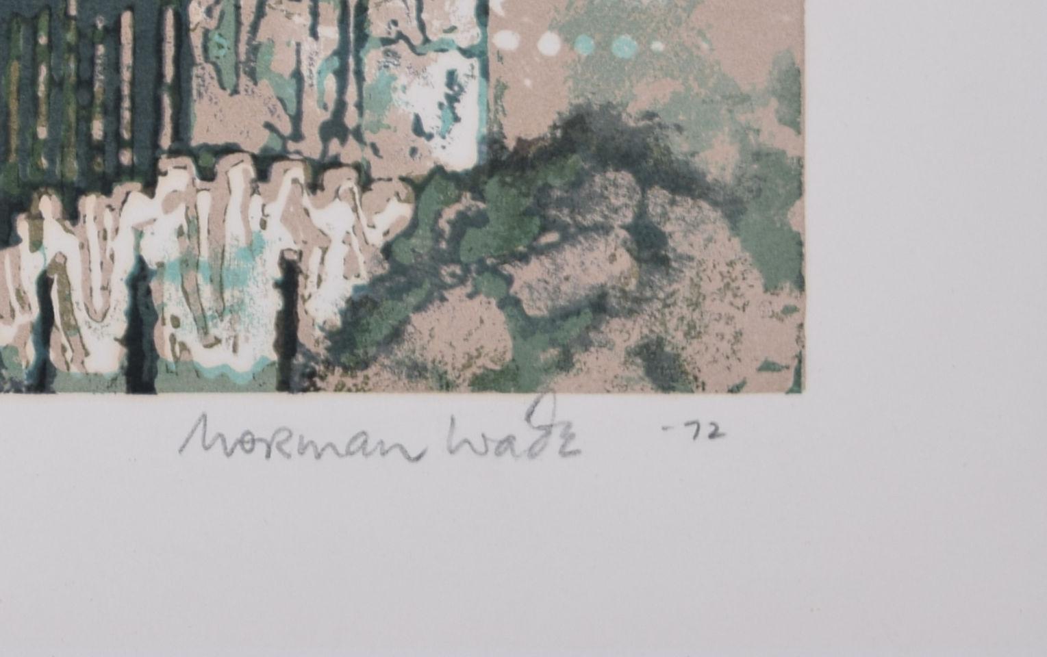 Durham Cathedral silkscreen print by Norman Wade For Sale 1
