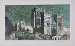 Durham Kathedrale Siebdruck von Norman Wade