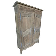 Norman Wedding Armoire In Solid Oak – Mid 19th Century
