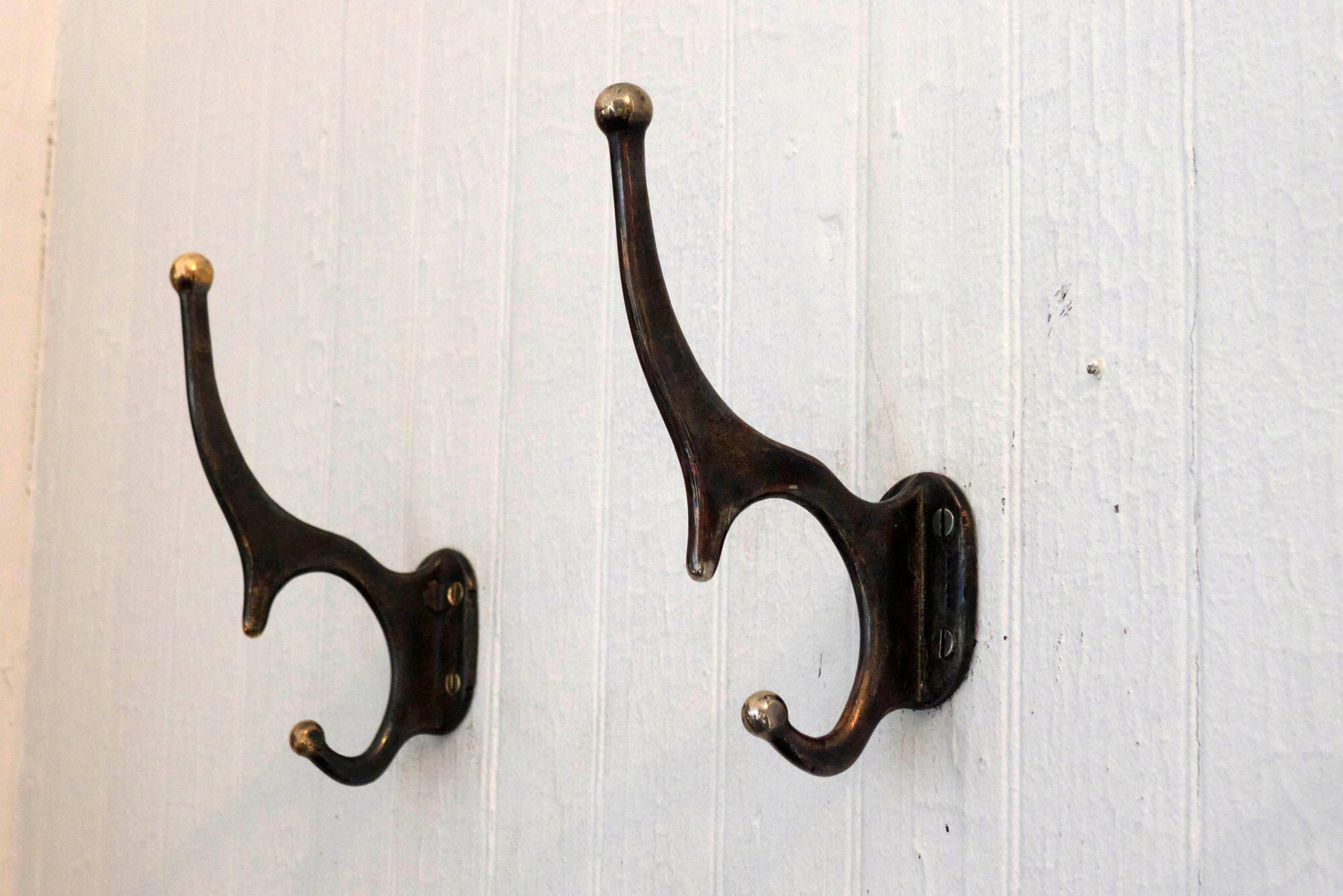 bronze coat hooks