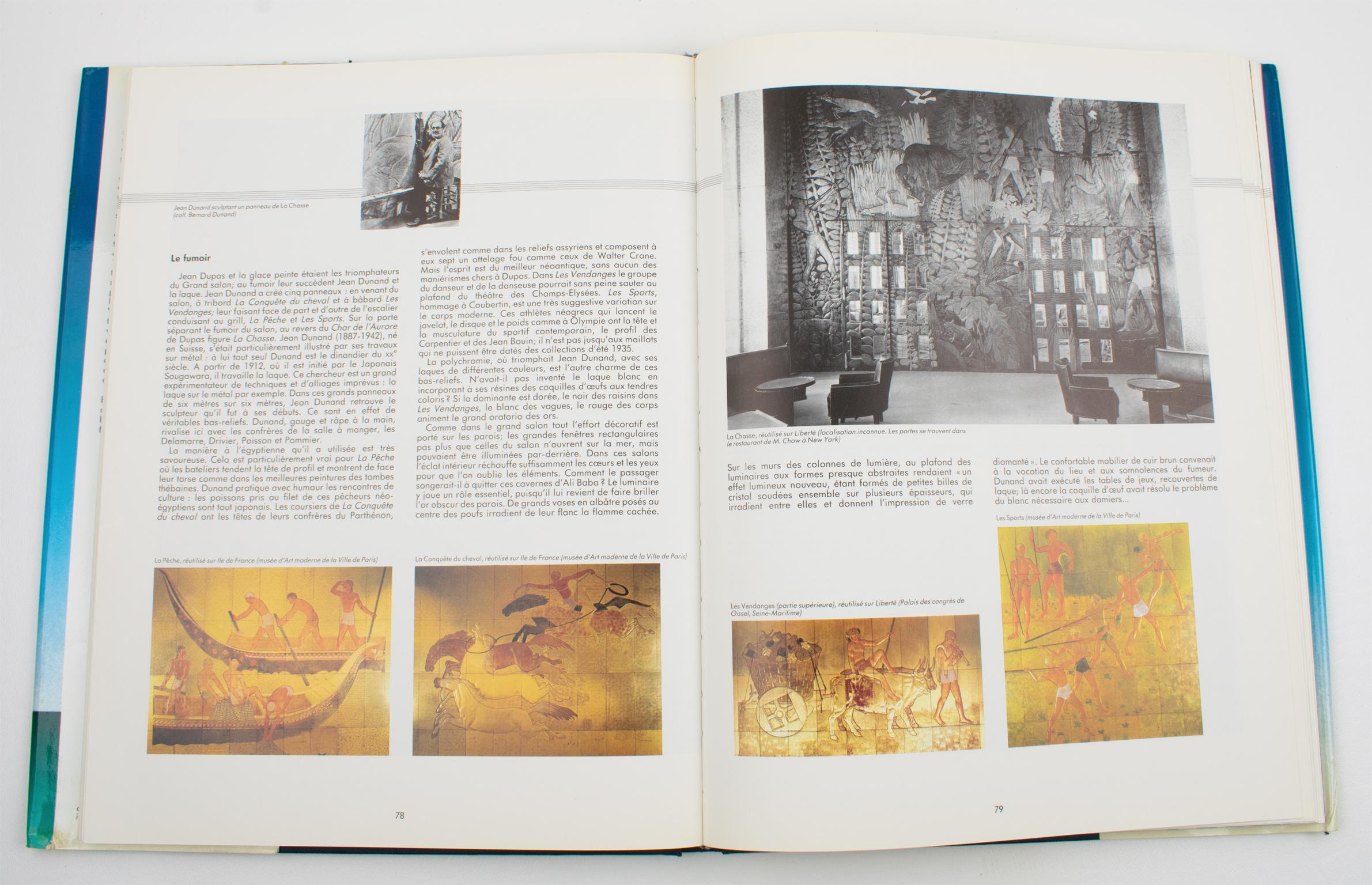 Normandie, The Epic of the Giant of the Seas, livre français de Bruno Foucart, 1985 en vente 3