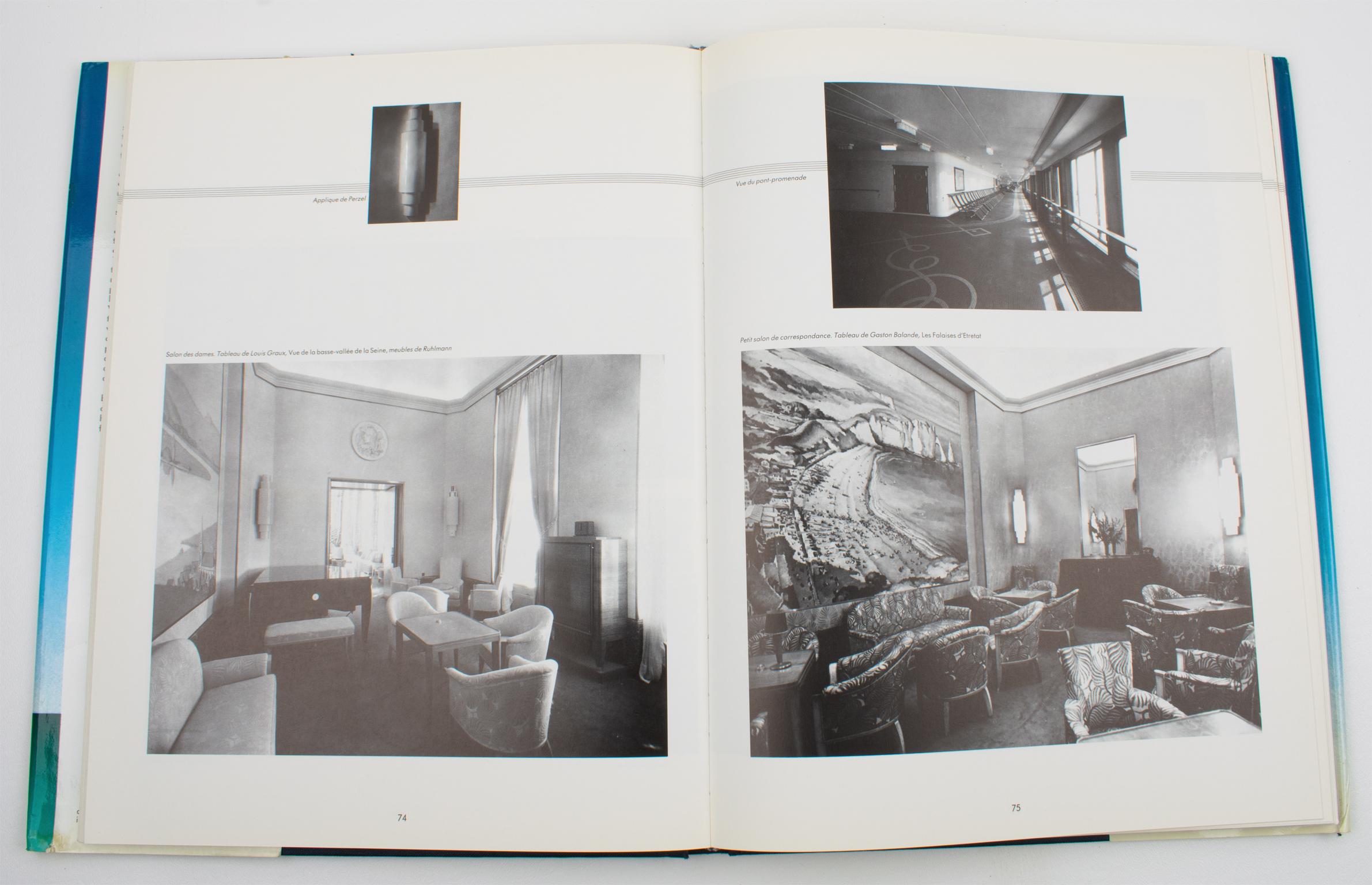 Normandie, The Epic of the Giant of the Seas, livre français de Bruno Foucart, 1985 en vente 4