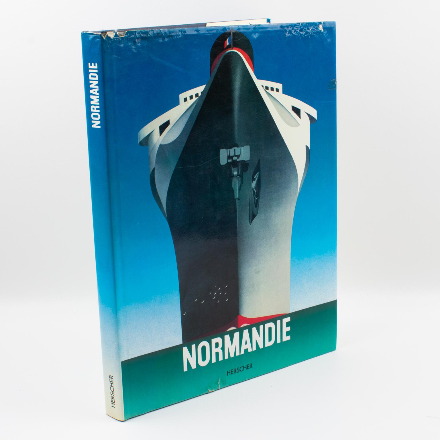 Moderne Normandie, The Epic of the Giant of the Seas, livre français de Bruno Foucart, 1985 en vente
