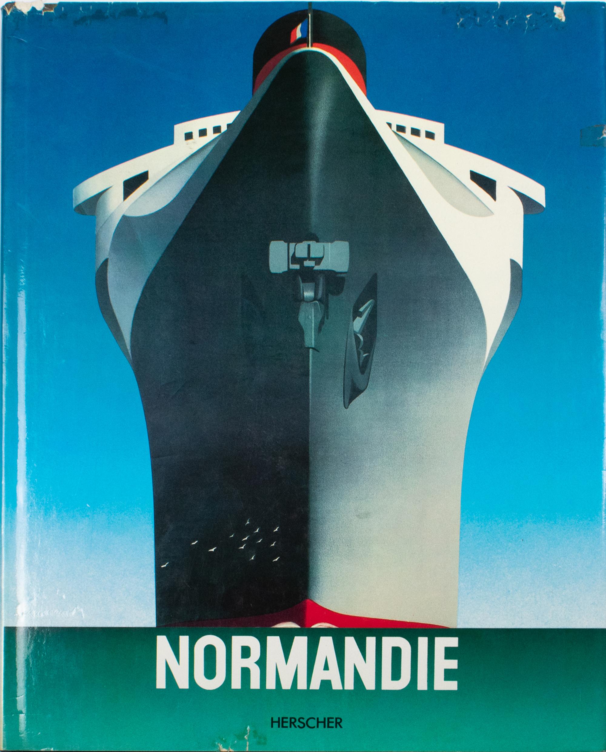 Normandie, The Epic of the Giant of the Seas, livre français de Bruno Foucart, 1985 Bon état - En vente à Atlanta, GA