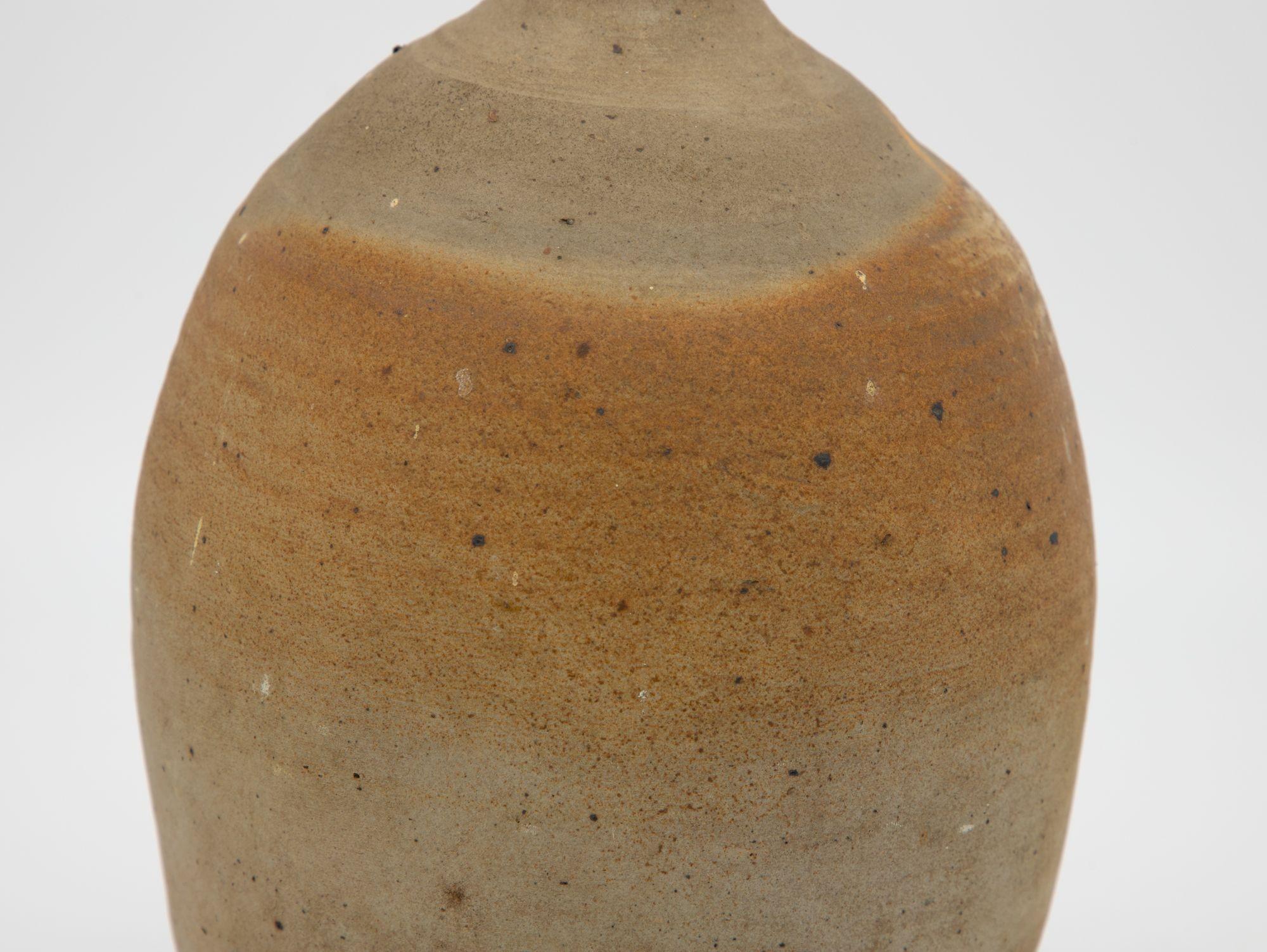 Normandy Earthenware Jug with Cork In Good Condition For Sale In South Salem, NY