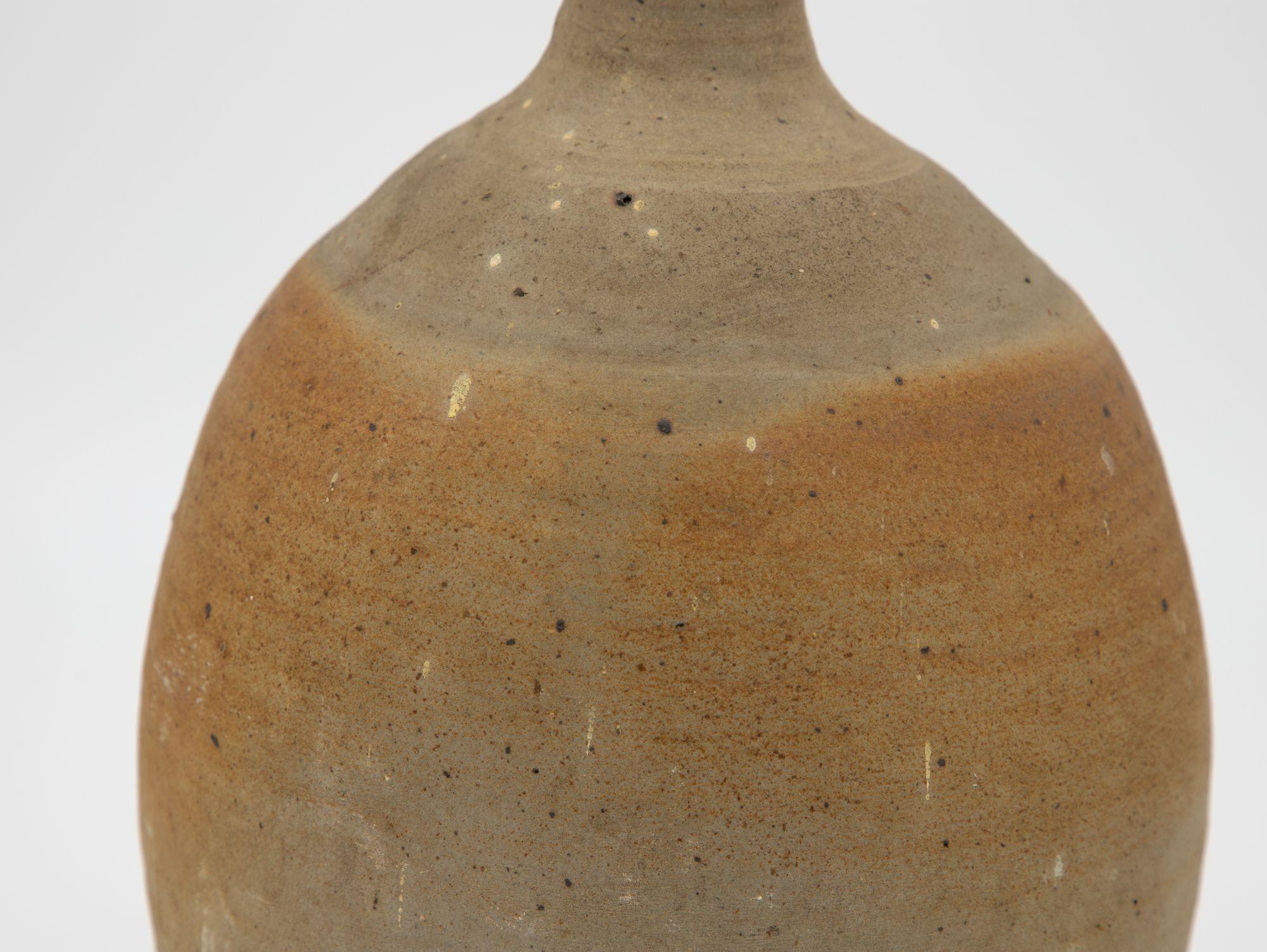 19th Century Normandy Earthenware Jug with Cork For Sale