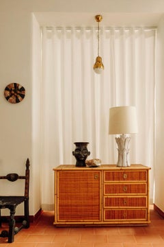 "Normandy" line 27cm brass finish pendant lamp, Barracuda edition.