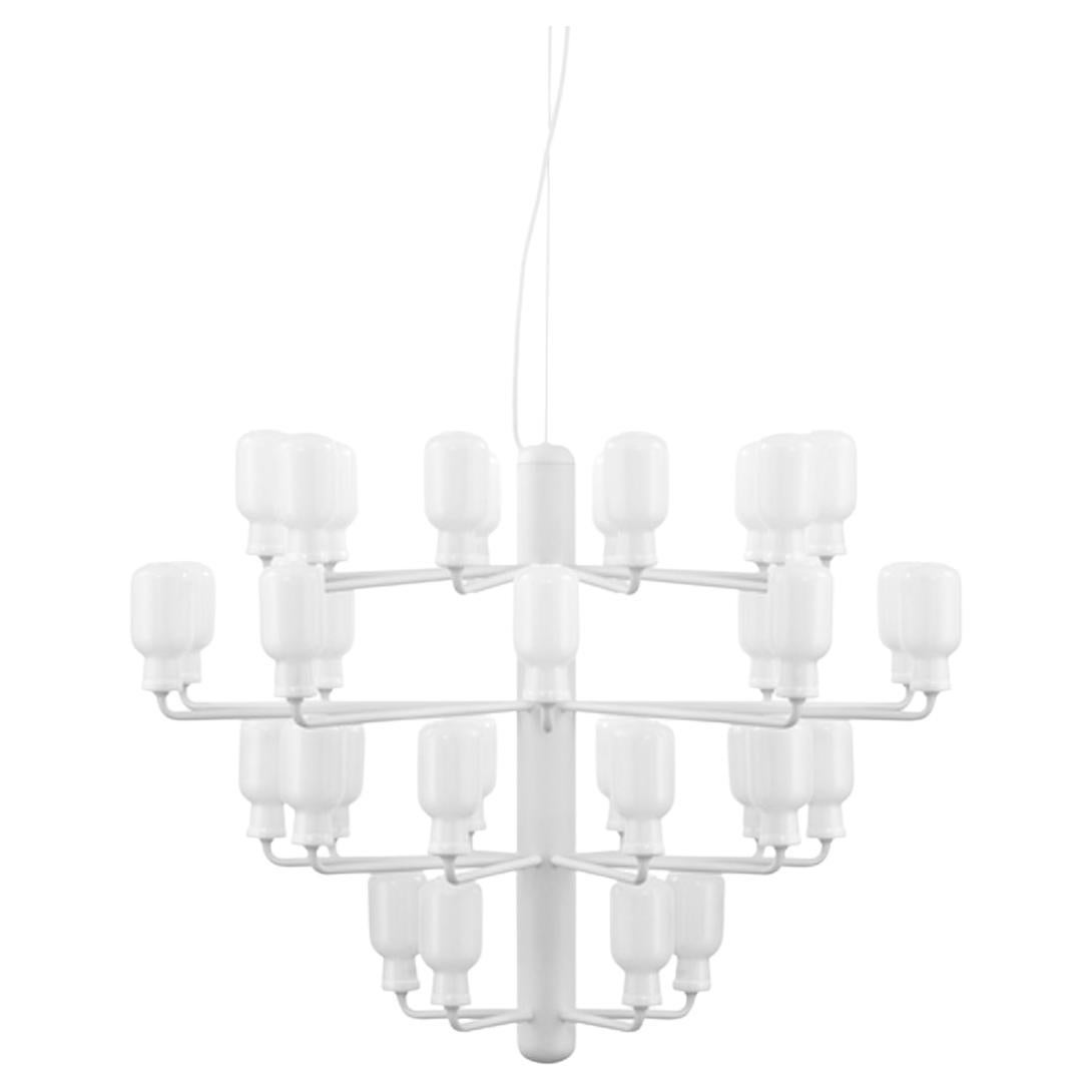 Normann Copenhagen Amp Chandelier White Large by Simon Legald