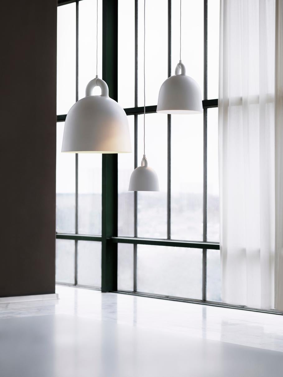 Aluminum Normann Copenhagen Bell Pendant Lamp Large by Andreas Lund & Jacob Rudbeck For Sale