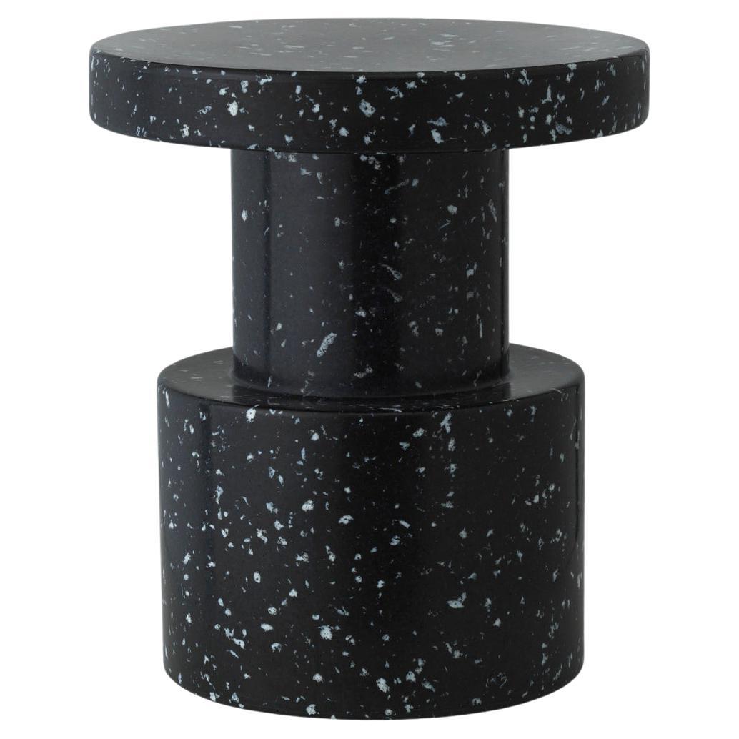 Normann Copenhagen Bit Black Stool Made of Industrial Waste by Simon Legald For Sale