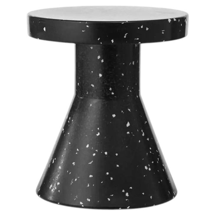 Pre-owned Normann Copenhagen Bit Stool Cone Black Recycled Plastic Low Stool Or Side Table