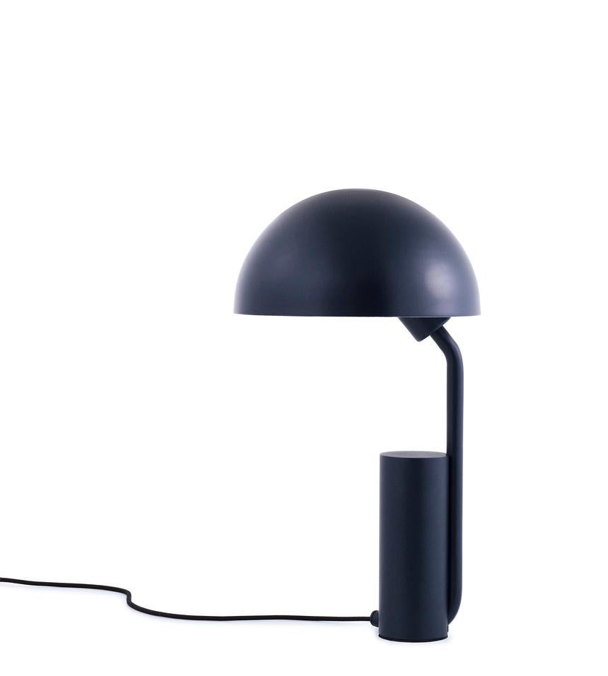Normann Copenhagen Cap Midnight Blue Table Lamp Designed by KaschKasch For Sale 7