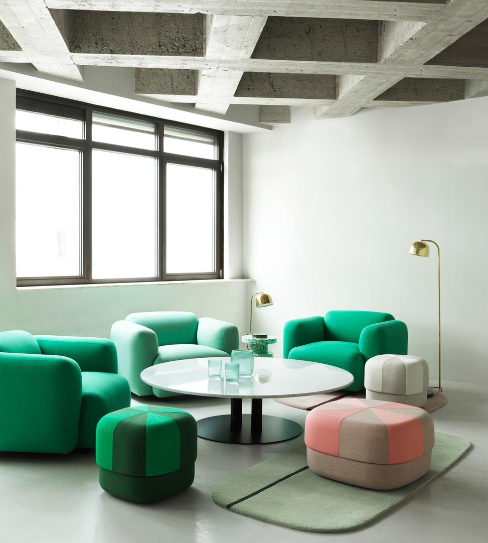 Normann Copenhagen Circus Pouf Duo von Simon Legald im LAGER (Kunststoff) im Angebot