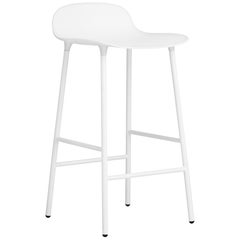 Normann Copenhagen Form Counter Stool in Steel by Simon Legald