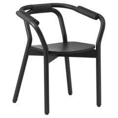 Normann Copenhagen Knot Chair, schwarz, entworfen von Tatsuo Kuroda