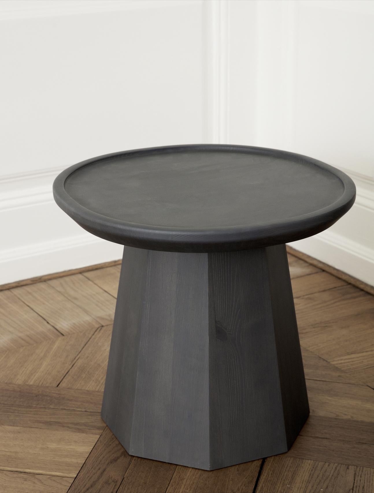Normann Copenhagen Pine Dark Blue Small Table Designed by Simon Legald For Sale 6