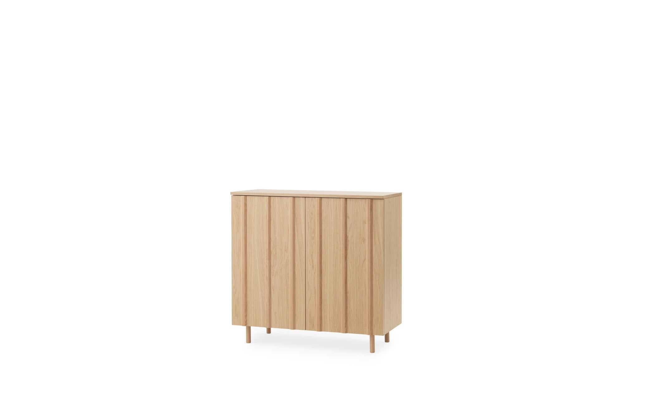 Oak Normann Copenhagen Rib Cabinet Designed by Simon Legald For Sale