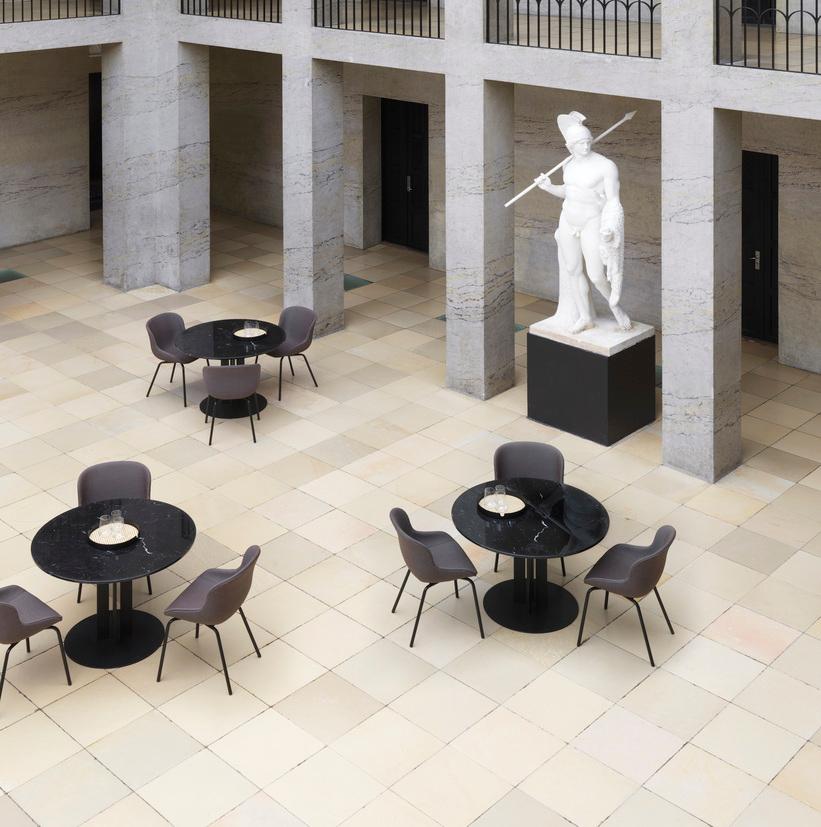 Normann Copenhagen Scala Marble Top Table by Simon Legald For Sale 4