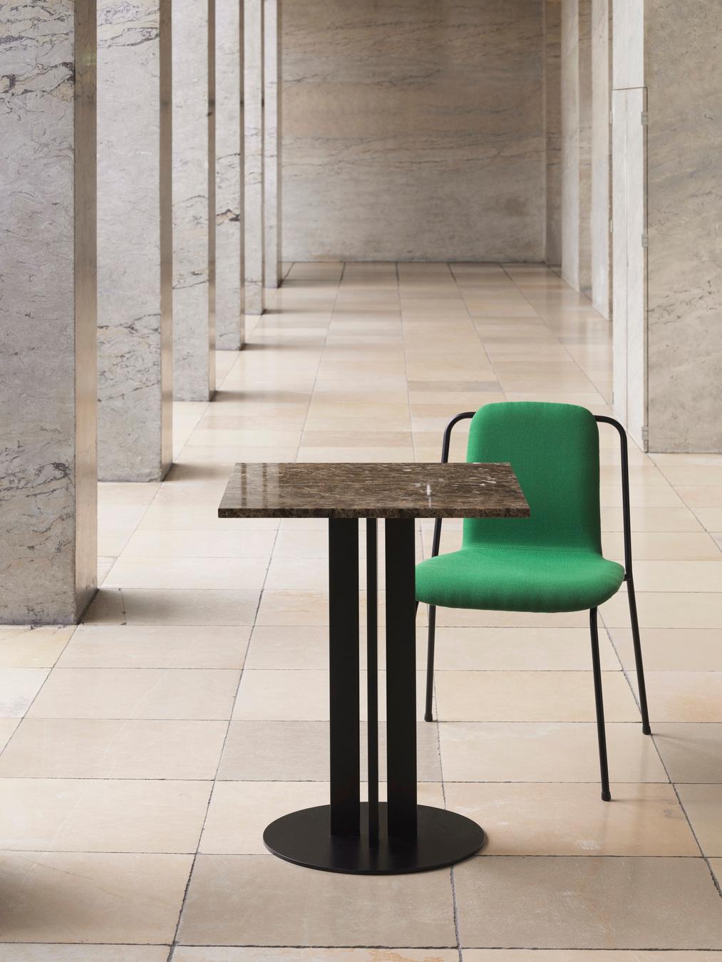 Contemporary Normann Copenhagen Scala White Marble Table by Simon Legald For Sale