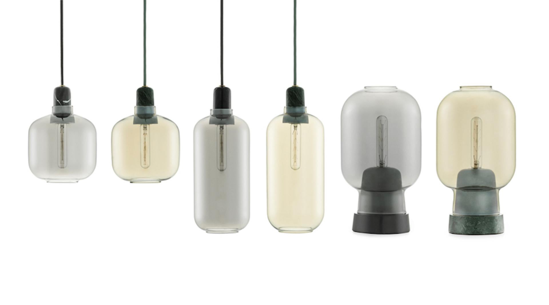 Normann Copenhagen Set of Amp Pendant Lamps by Simon Legald For Sale 5