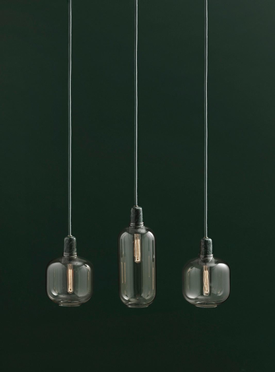 Normann Copenhagen Set of Amp Pendant Lamps by Simon Legald For Sale 9
