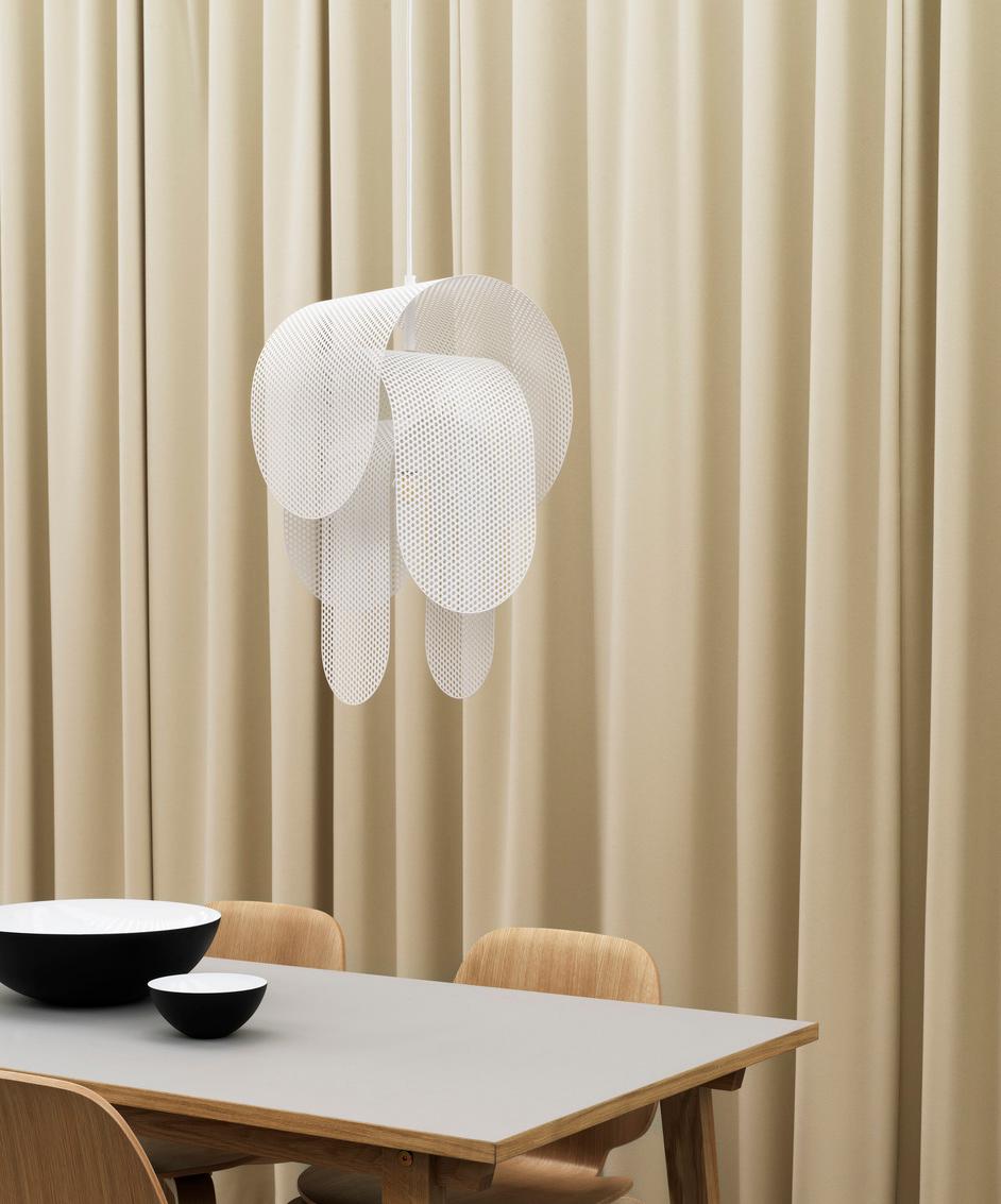 Normann Copenhagen Superpose White Pendant Lamp Designed by Frederik Kurzweg  In New Condition For Sale In New York, NY