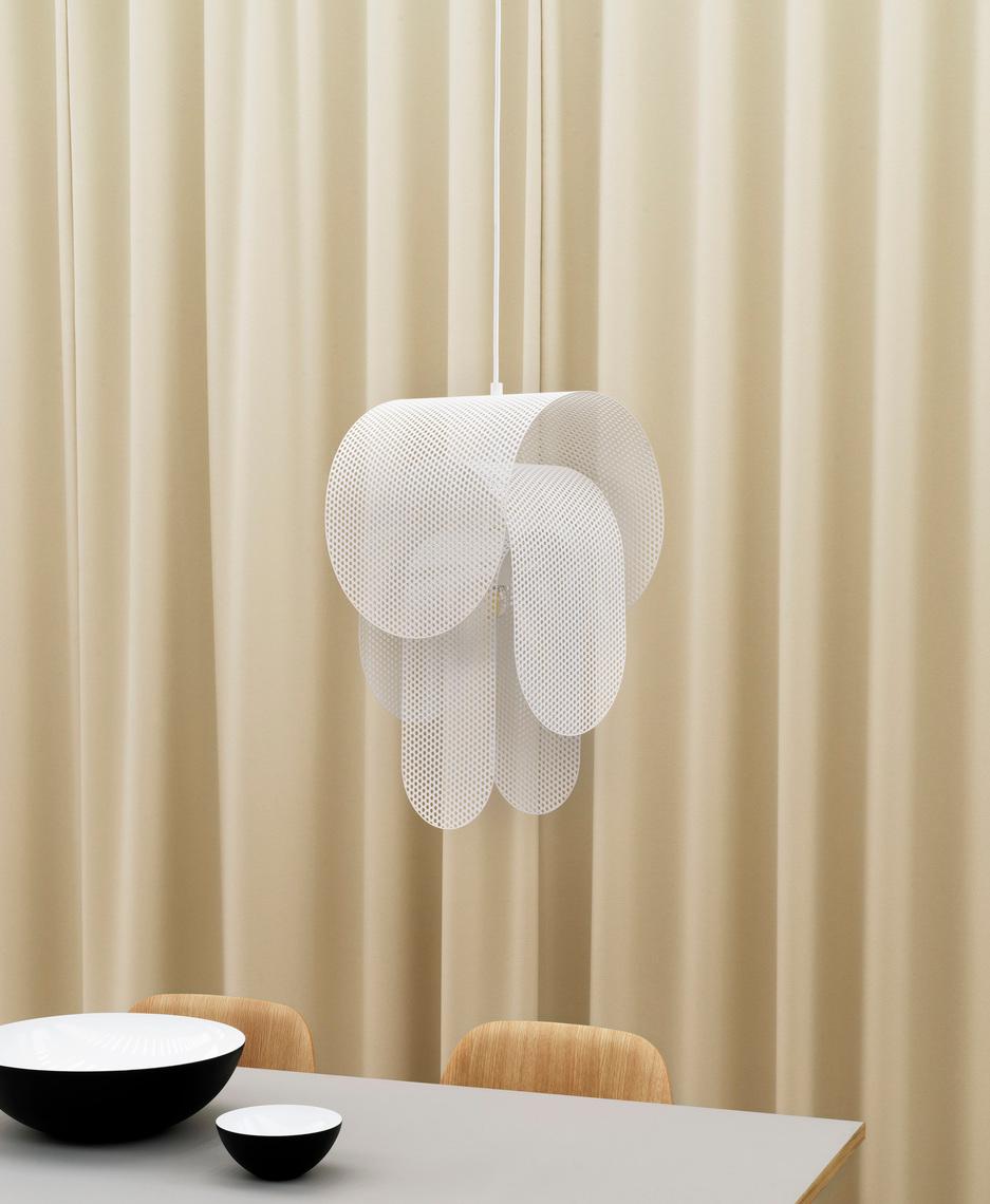 Contemporary Normann Copenhagen Superpose White Pendant Lamp Designed by Frederik Kurzweg  For Sale