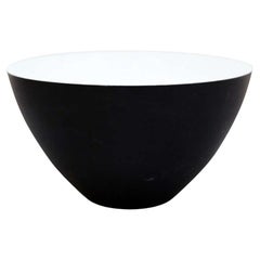 Retro Normann, Mid-Century Modern, Black Syeel Krenit Bowl, circa 1970