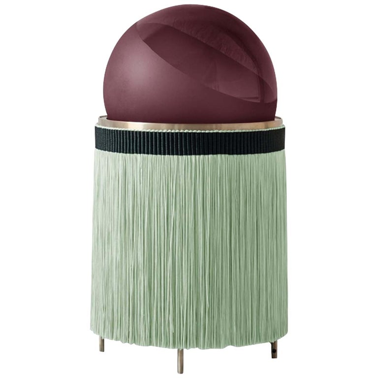 Normanna Floor Lamp in Amethyst Pink and Green by Vi+M For Sale